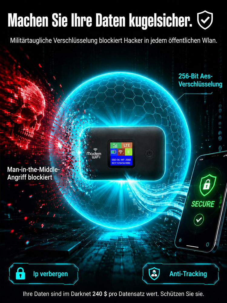 🛜 5G-WLAN-Hotspot für unterwegs 📱 Ultraschnelles Internet jederzeit und überall! 🥳