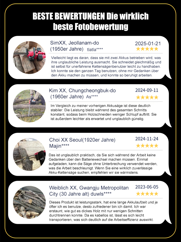 🔥Handgeführte elektrische Säge mit Lithium-Akku, hohe Leistung und geringe Geräuschentwicklung