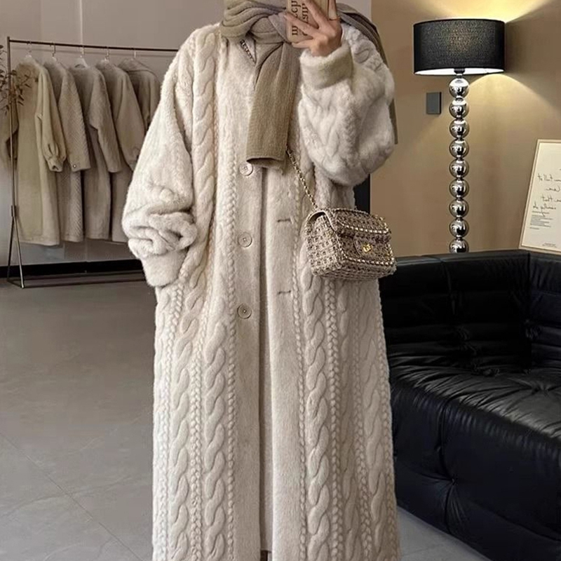 Nerz Pelz umweltfreundliche Pelz Frauen Mantel