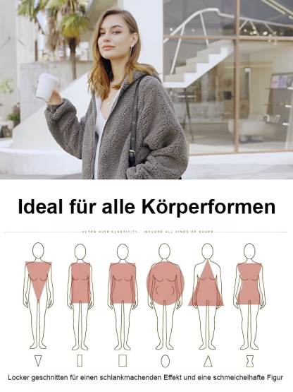 🔥【Doppelseitiger Plüsch für doppelte Wärme】Leichter als eine Flasche, wärmer als ein Wollmantel!