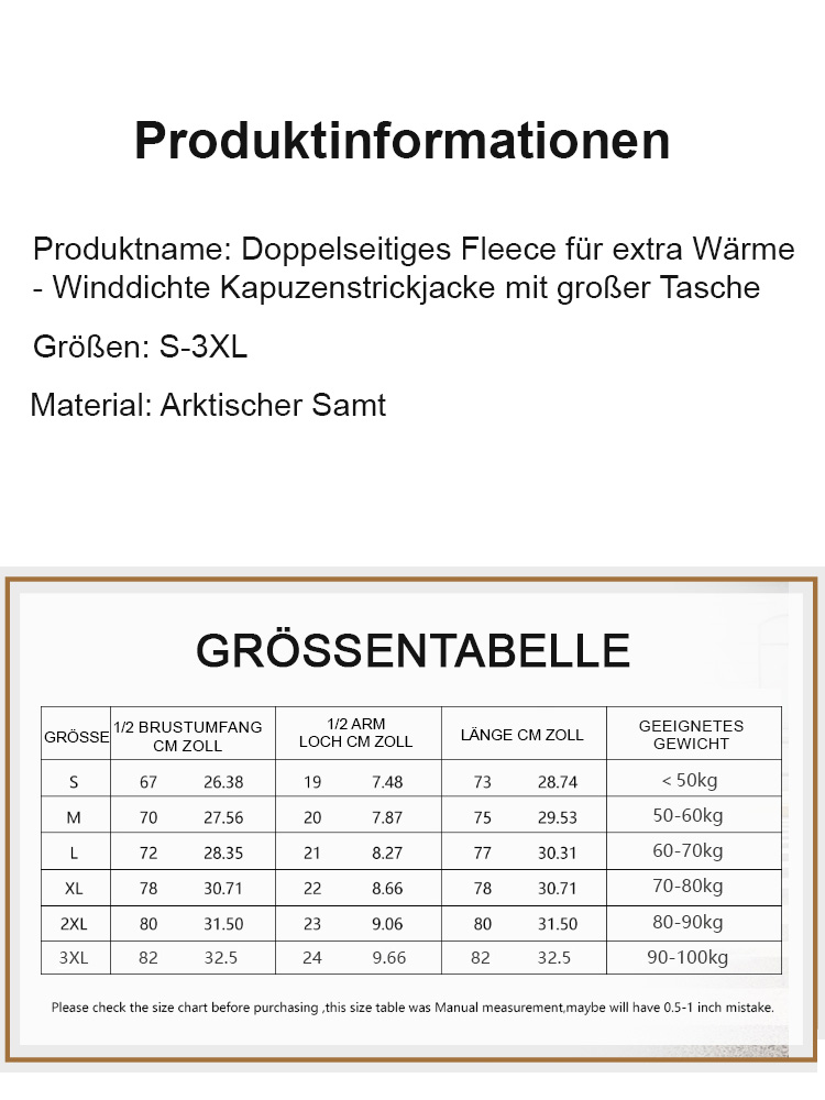 🔥【Doppelseitiger Plüsch für doppelte Wärme】Leichter als eine Flasche, wärmer als ein Wollmantel!