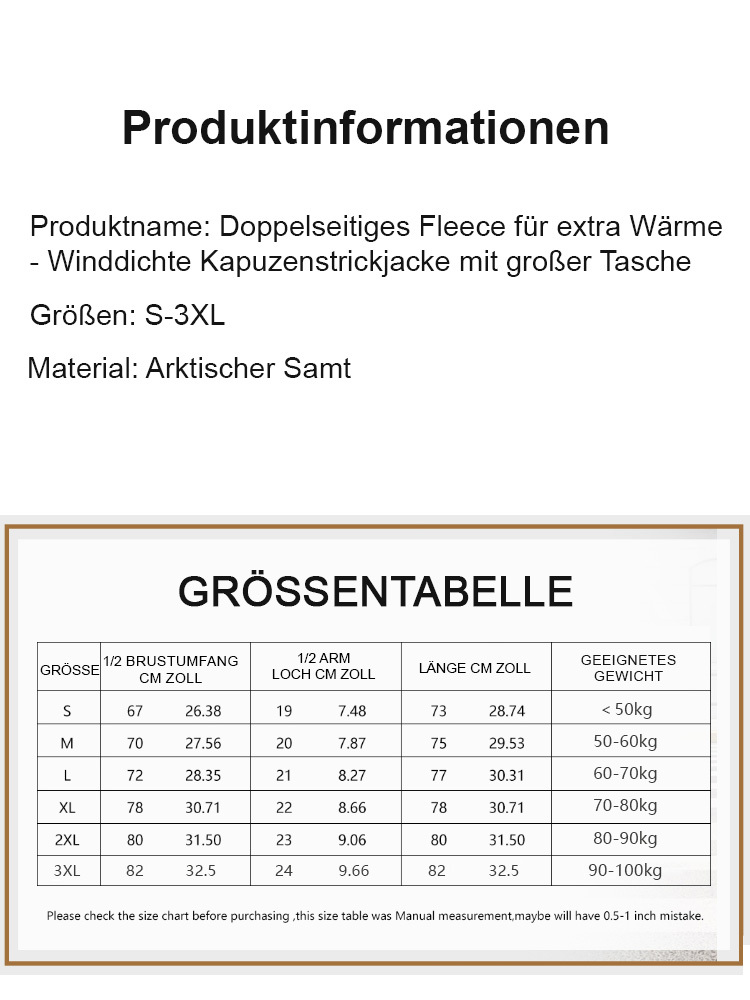 🔥【Doppelseitiger Plüsch für doppelte Wärme】Leichter als eine Flasche, wärmer als ein Wollmantel!