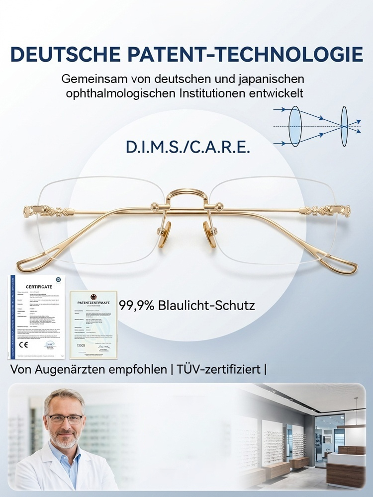 Münchener Optik-Innovation ✨ Ohne Sehtest✨ 0.1s Intelligenter Autofokus ✨ Von -10 bis +10 Dioptrien ✨3-in-1 Schutz mit Blaulichtfilter ✨ Von Jena-Ingenieuren entwickelt 👓
