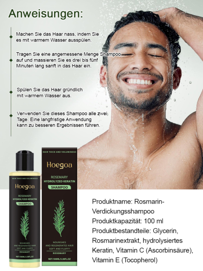 Ärztlich empfohlenes Haarwuchs Shampoo ✨ 2 Wochensichtbare Ergebnisse ✨ Geld zurück Garantie ✨ 2 für 1 Aktion 🌱