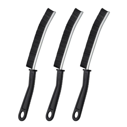 Lückenreinigungsbürste, küche Badezimmer Groove Gap Cleaning Brushelektrische reinigungsbürste,Premium schrubber mit Aluminiumstütze mit 15°-Winkel Zauberbürste, dünne Reinigungsbürste für die Küche