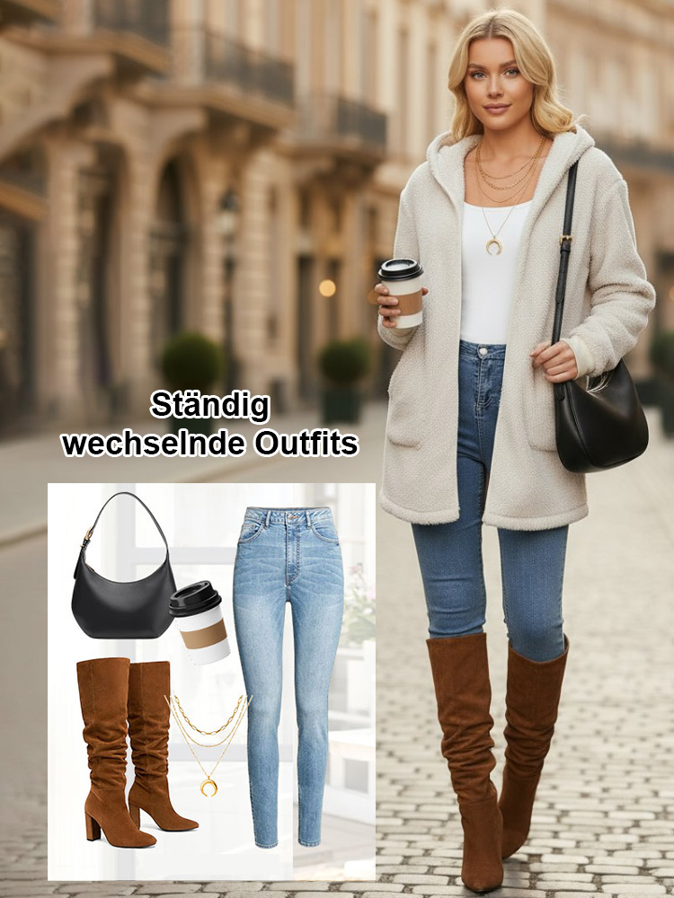 🔥【Doppelseitiger Plüsch für doppelte Wärme】Leichter als eine Flasche, wärmer als ein Wollmantel!