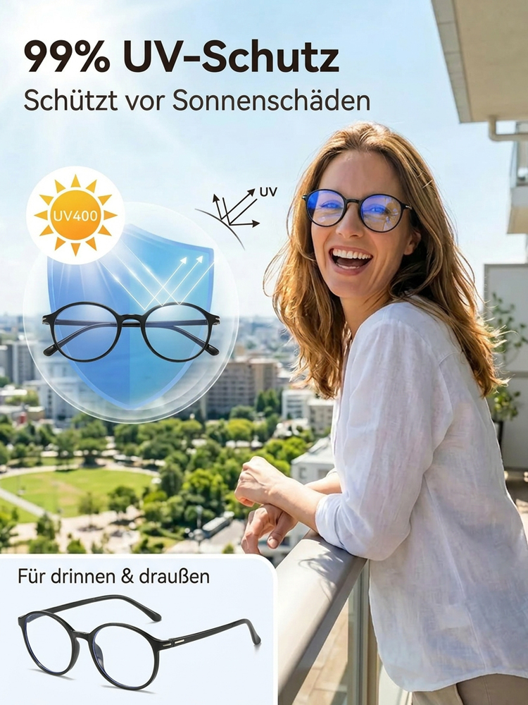 [Jubiläums-Sale]Jenaer Optik-Meisterwerk: Intelligente Autofokus-Brille für Nah & Fern (1.0- 10.0 Dioptrien) | Gleitsicht, Blaulichtfilter & UV-Schutz