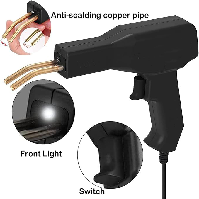 150W Kunststoff Schweißgerät, Auto-Stoßstangen-Riss-Reparatur-Set, 800 Stck heiße Hefter kunststoff Schweißen Maschine, Schweißen Reparieren Maschine für Auto-Stoßstange/Autoteile/Kajak/Kanu