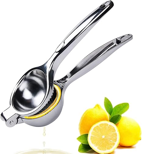 7 cm Zitronenpresse Handpresse, Zitruspresse Manuell, Anti-Ätzmittel, Durchmesser Lemon Squeezer, Schweres Saftpresse Manuell für Bar, Küche, Restaurant, Langlebig