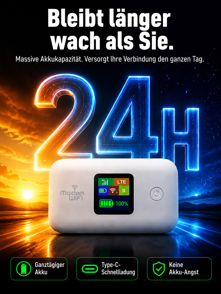 🛜 5G-WLAN-Hotspot für unterwegs 📱 Ultraschnelles Internet jederzeit und überall! 🥳