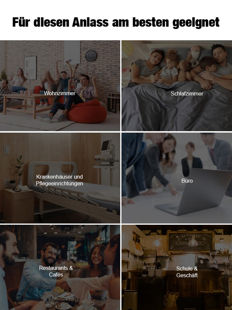 🔥【1 Sekunde Sofortwärme】Energiesparendes, lichtloses, geräuscharmes Heizgebläse.