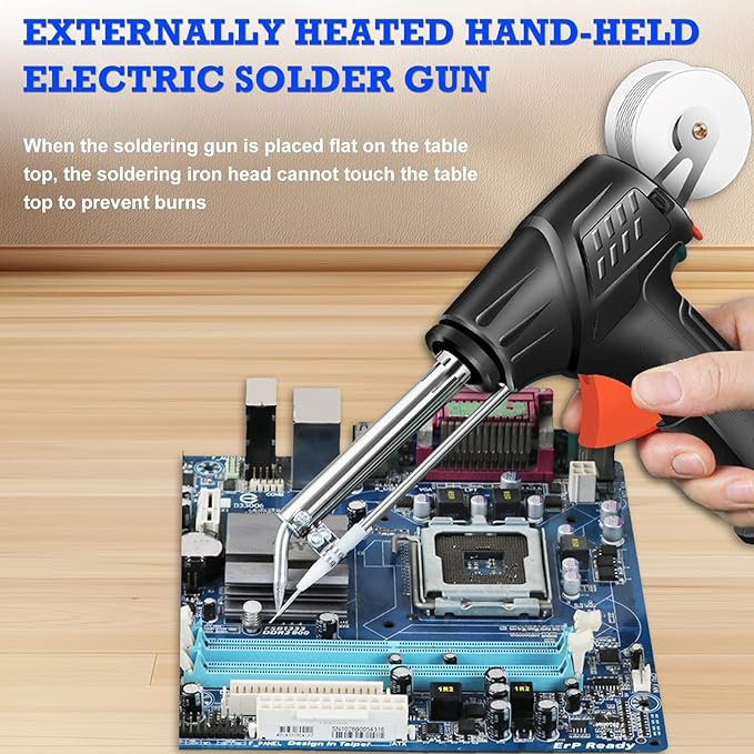 Extern Beheizten Industriellen Schweißgerät,Laserschweißwerkzeuge Schweißpistole,Multifunktions-Lötpistolen-Set Handschweißgerät mit Drahtvorschub,Laser Schweißgerät für Metall Zinn