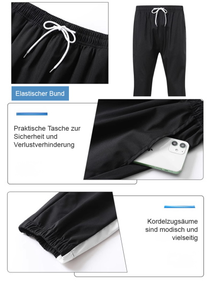 Herren Kapuzenpullover Zweiteiler