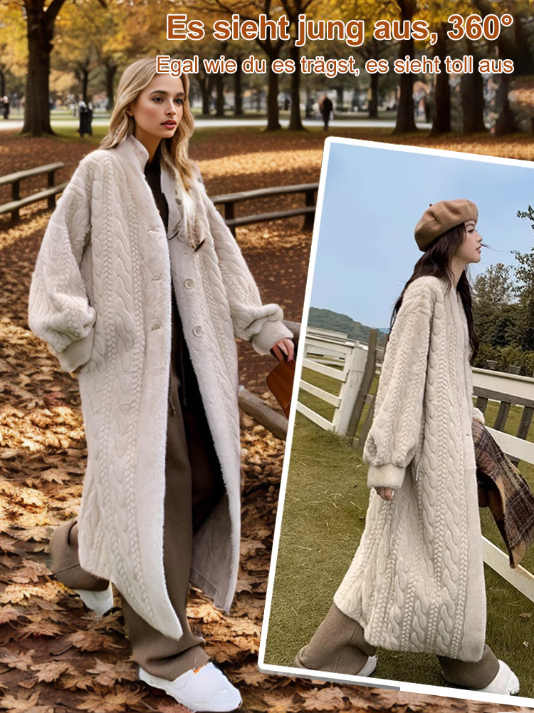 Nerz Pelz umweltfreundliche Pelz Frauen Mantel