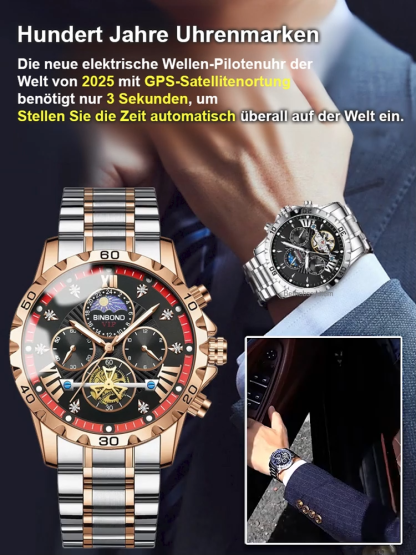 🔥Tourbillon-Uhrwerk ✨ Strenge Kalibrierung über 1200 Stunden. Chronometer-genaue Präzision.