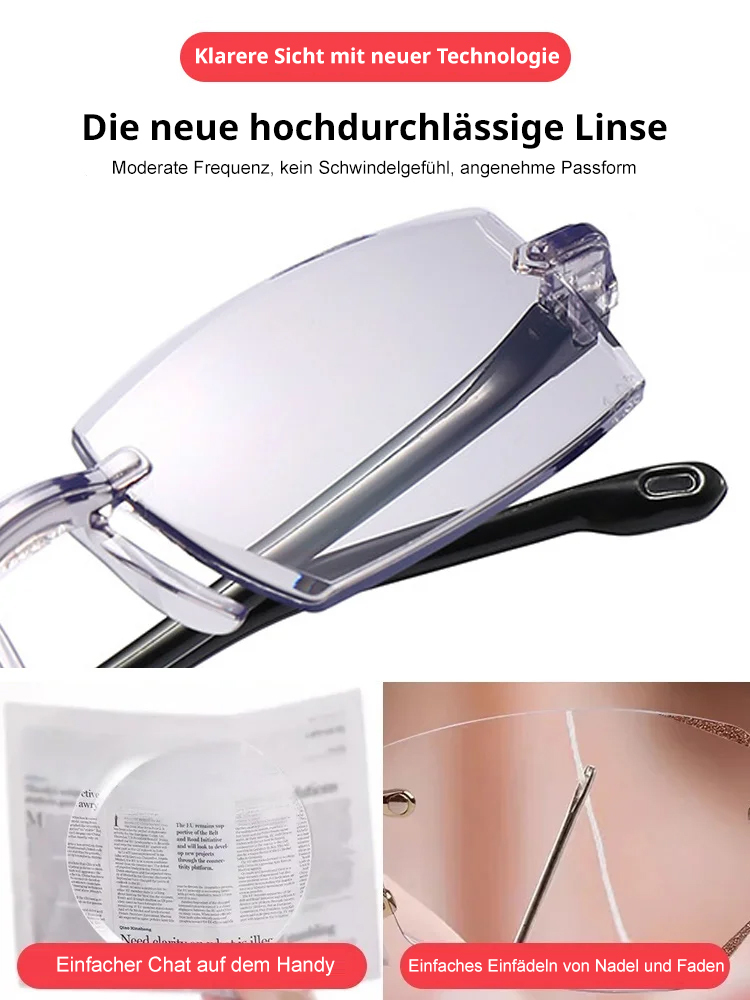 🔥【Intelligente All-in-One Brille für klare Sicht】Auto-Zoom Premium Presbyopie