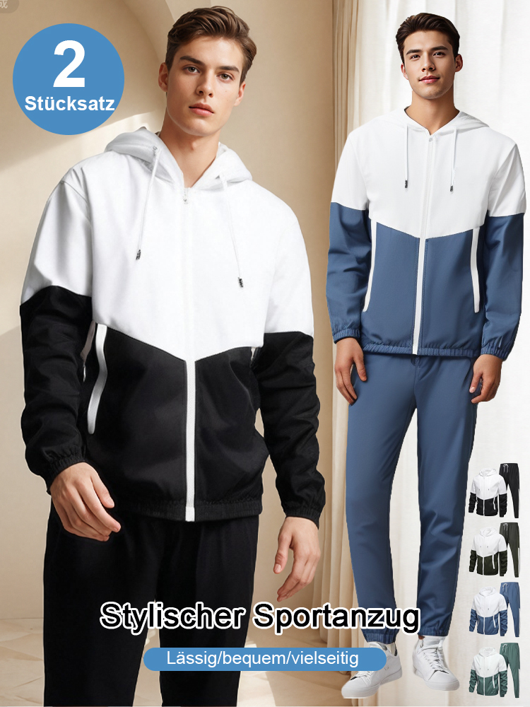 Herren Kapuzenpullover Zweiteiler