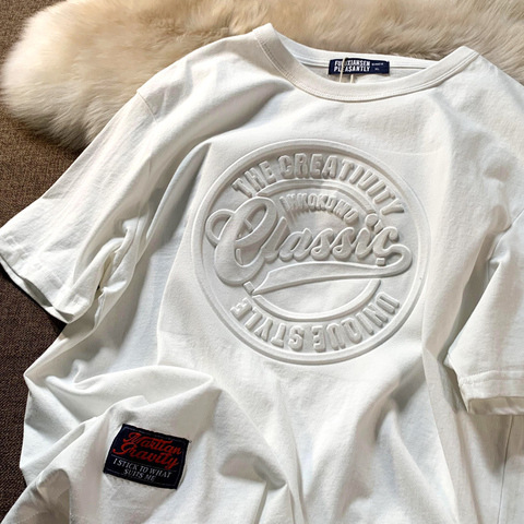 Amerikanisches Schwergewicht-T-Shirt mit 3D-Druck