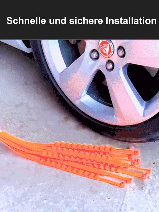 🛞【Reifenketten für Autos und Motorräder】Für Schnee/Sand/Klettern, kompakt und robust, perfekt.❄️