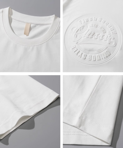 Amerikanisches Schwergewicht-T-Shirt mit 3D-Druck