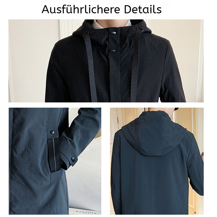 Trendiger, lockerer Windbreaker im neuen Stil