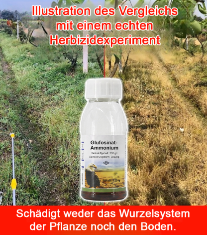 3-Stunden-Schnell-Unkrautvernichter, 1 Kappe reicht für 1000m² Garten