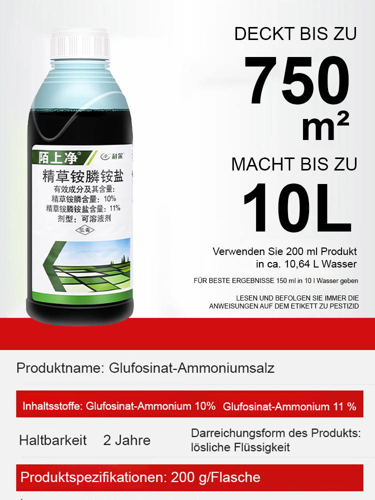 Profi Unkrautvernichter | 5 Jahre Schutz | 750m² Reichweite | EU-Zertifiziert 🌿🛡️