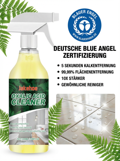 Premium Kalkentferner Spray| Blauer Engel zertifiziert | 3 Sekunden Glanz 🚿✨