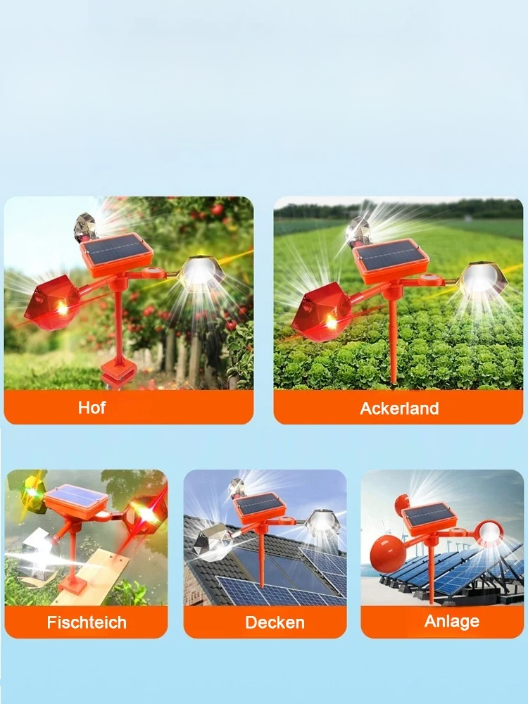 【✨️Begrenzter Zeitraum Sonderpreis】Solar-Vogelvertreiber