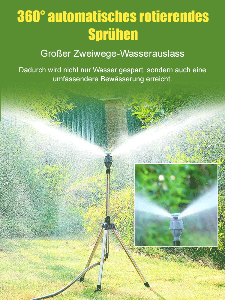 360° automatisch rotierender Sprinkler