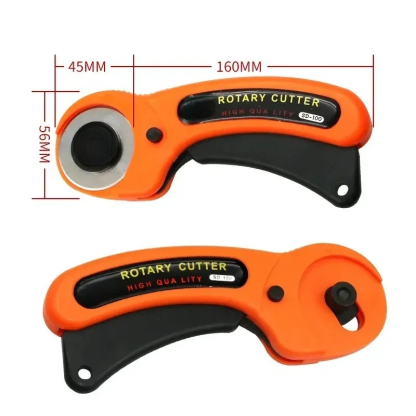 45MM Lederhandwerk Rollschneider Leder Schneidwerkzeug Lederhandwerk Stoff Rundmesser Messer DIY Patchwork Nähen Quilten