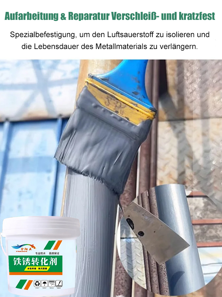 【✨️Ein Eimer deckt 60 Quadratmeter ab】Rostumwandelnde Grundierung
