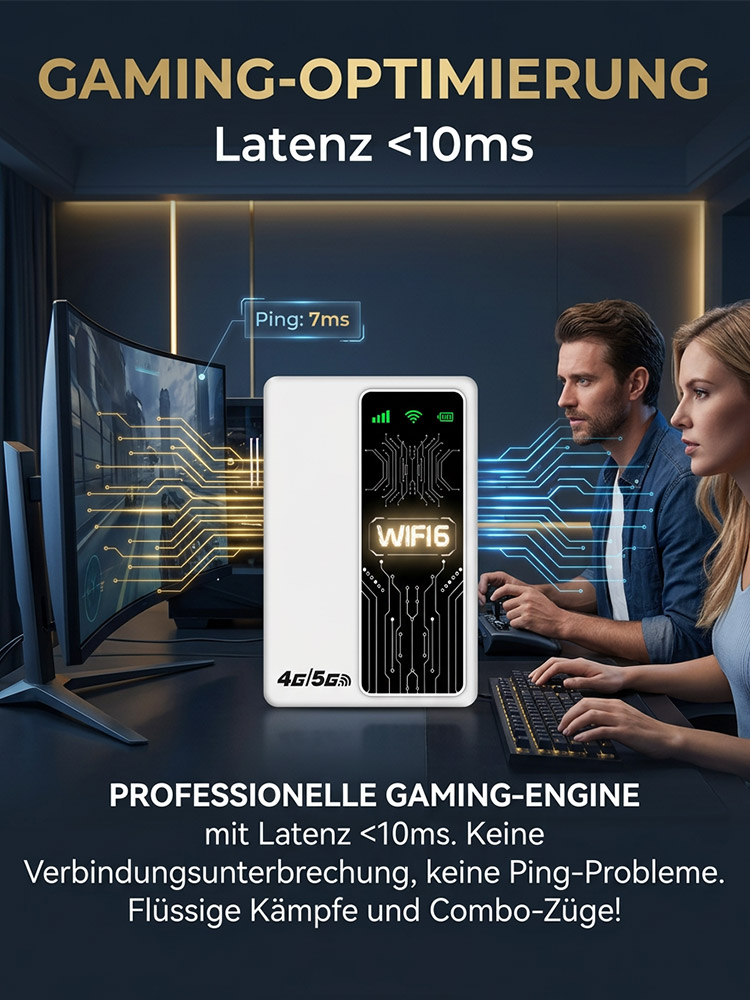 Mobiler Satelliten-WLAN Router der 10. Generation 📡 | Ohne Vertrag | Keine SIM-Karte nötig | Weltweites Internet | Integrierte 10000mAh Powerbank 🔋