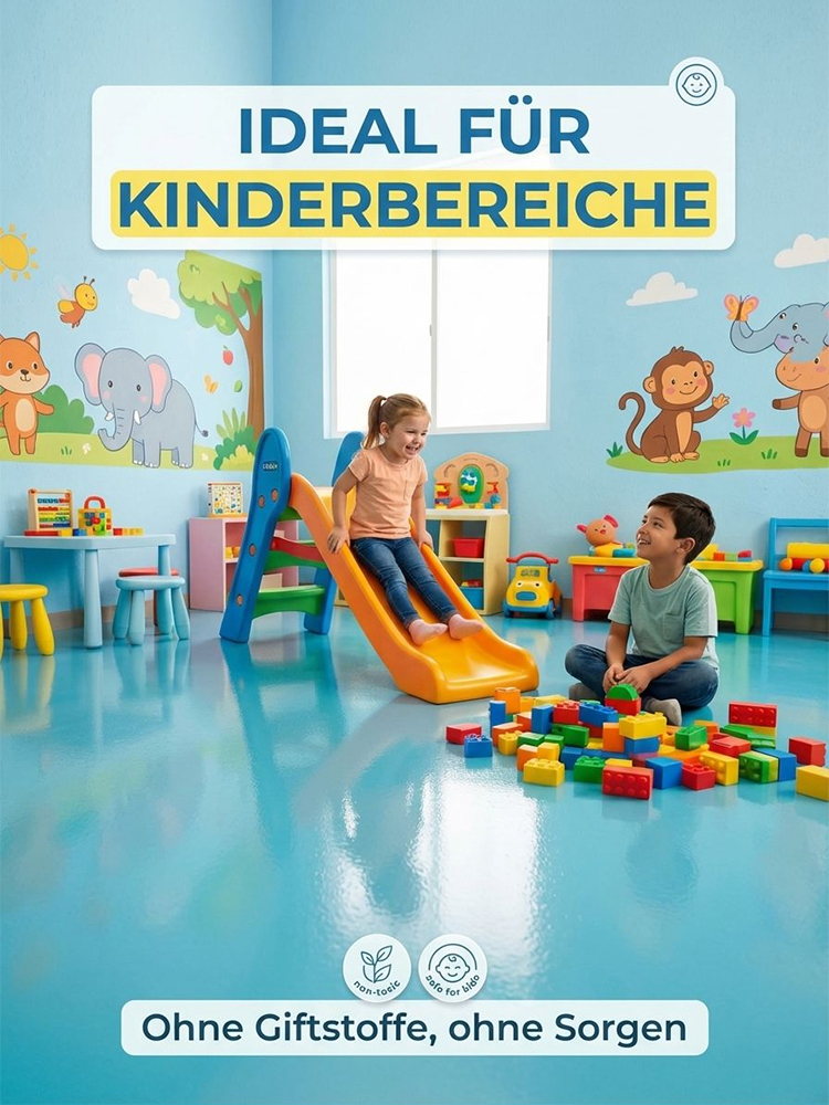 Premium Bodenbeschichtung | Marmor-Effekt | 100qm pro Eimer | 2H Trocknung 🛡️✨