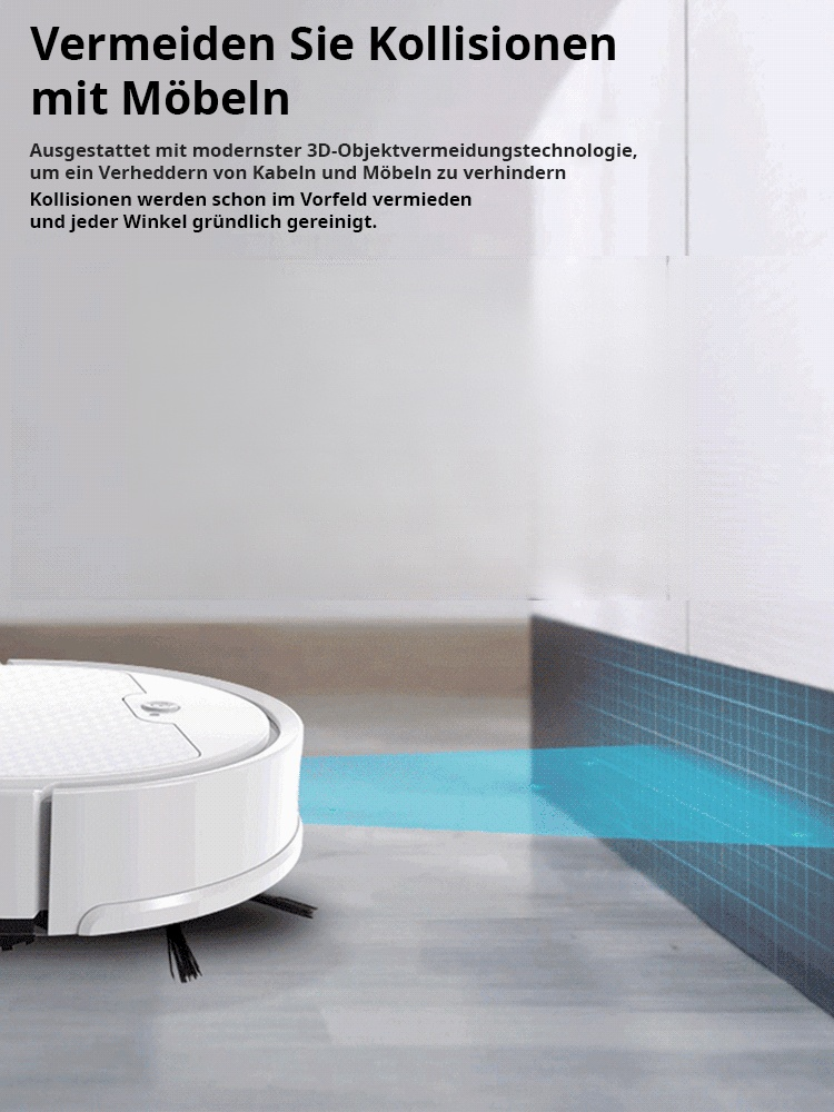 Intelligenter Kehrroboter zu Hause automatisch 3-in-1