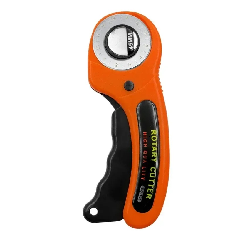 45MM Lederhandwerk Rollschneider Leder Schneidwerkzeug Lederhandwerk Stoff Rundmesser Messer DIY Patchwork Nähen Quilten