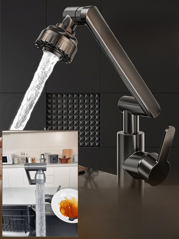 【✨️Begrenzter Zeitraum Sonderpreis】1080° drehbarer Wasserhahn mit mechanischem Arm