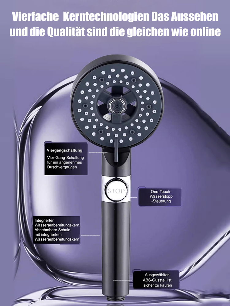 SPA-Vergnügen] Massage-Duschköpfe mit Druckfunktion