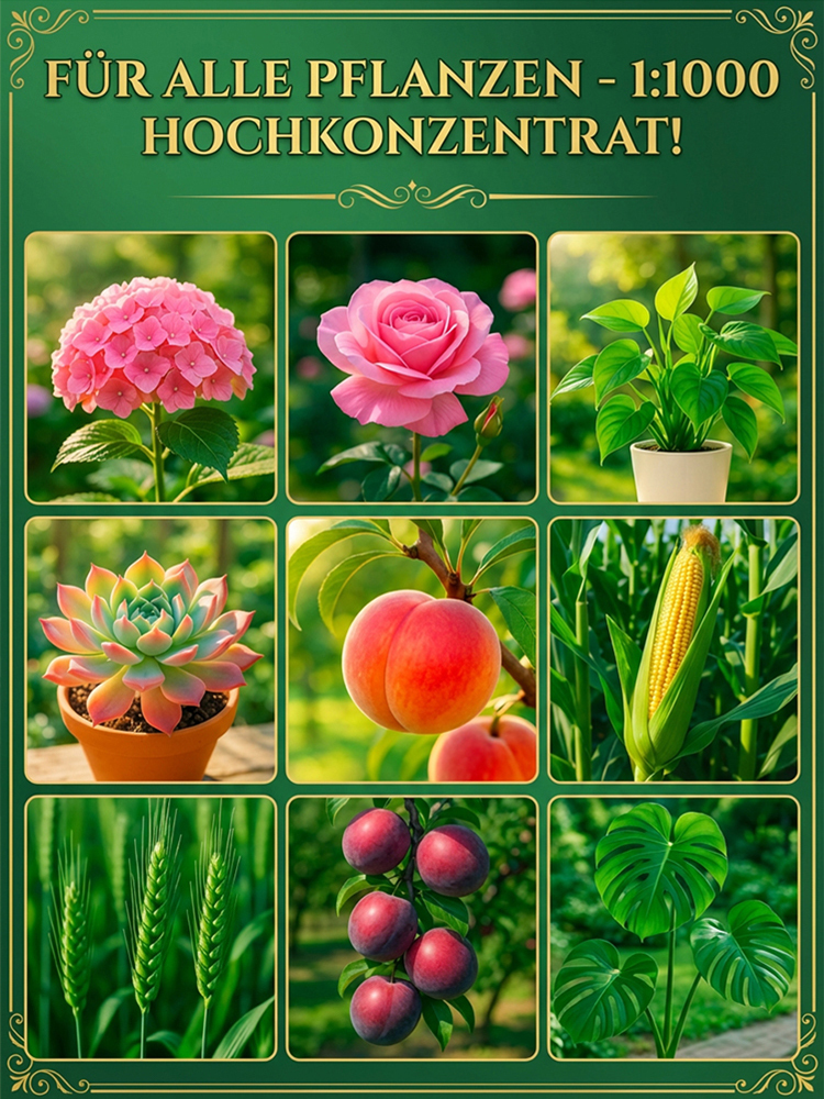 Profi Bio Pflanzenschutz Konzentrat | 1000g für 1000L Schutz | 100% Bienenfreundlich ️