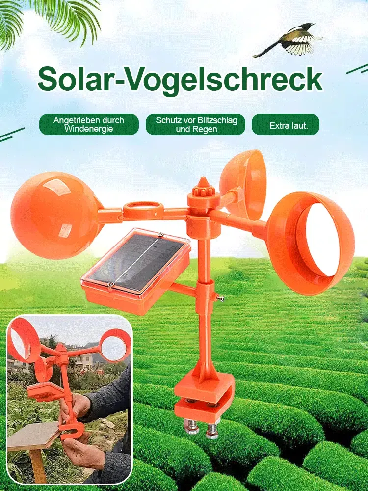 【✨️Begrenzter Zeitraum Sonderpreis】Solar-Vogelvertreiber