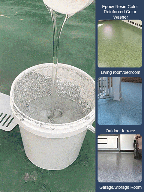 【✨️Begrenzter Zeitraum Sonderpreis】Upgrade epoxy coloured sand floor paint.