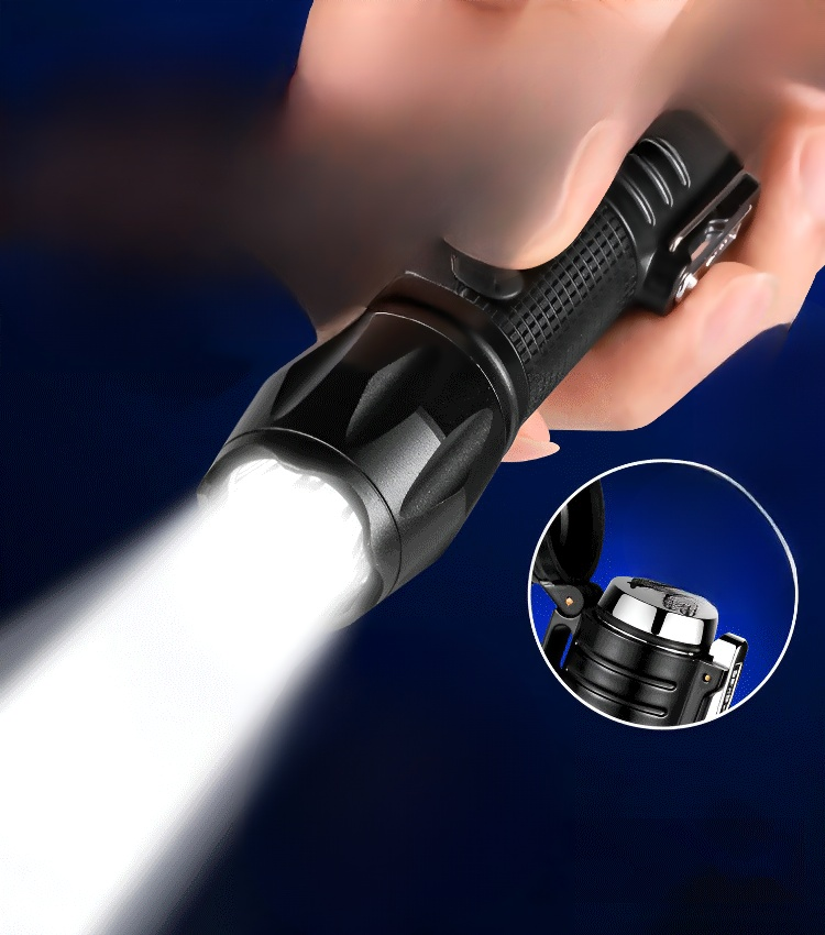 【✨️Legaler Selbstverteidigungshelfer】Dual Arc Defensiv-Taschenlampe