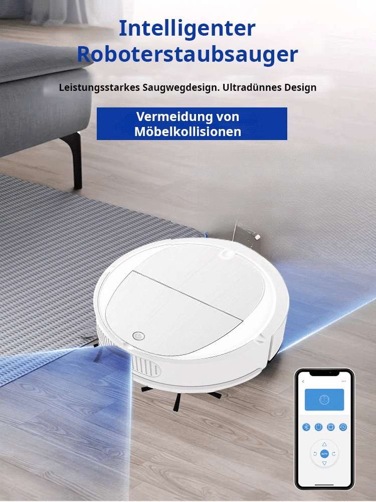 Intelligenter Kehrroboter zu Hause automatisch 3-in-1