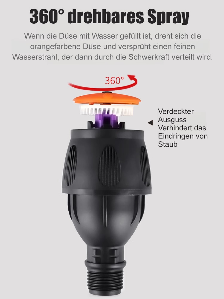 360° automatisch rotierender Sprinkler