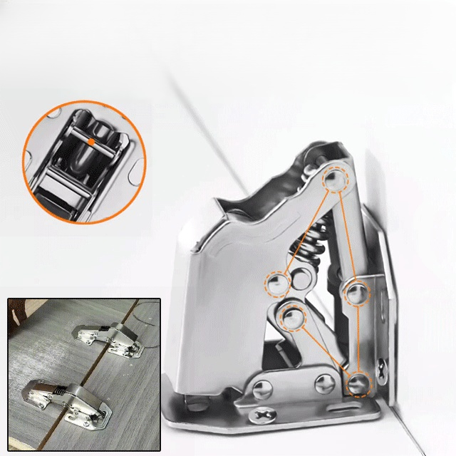 【✨️Begrenzter Zeitraum Sonderpreis】No-Punch Silent Hinge Reparaturscharnier