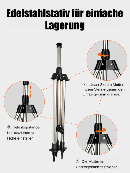 360° automatisch rotierender Sprinkler