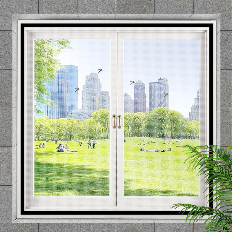 Selbstklebende ektenschutzgitter Fensterbildschirm Selbstklebend Für Den Hausgebrauch Sicheres Mater