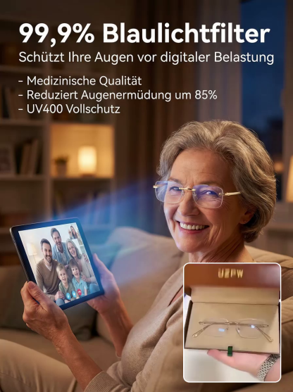 Intelligente Autofokus-Brille | Jena Optik Design | Photochrom & Titan | 10 Jahre Garantie 👓🛡️