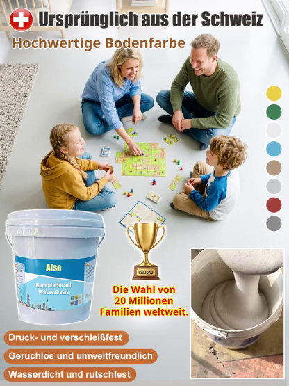 Premium Bodenbeschichtung | Marmor-Effekt | 100qm pro Eimer | 2H Trocknung 🛡️✨