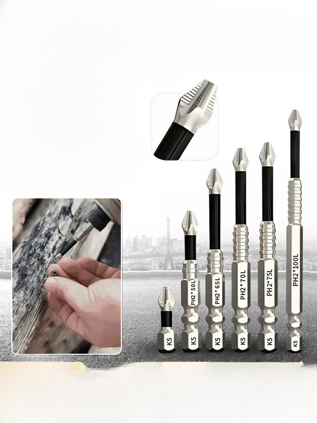 【✨️Begrenzter Zeitraum Sonderpreis】Stark magnetische, rutschfeste und stoßfeste Bit-Set.